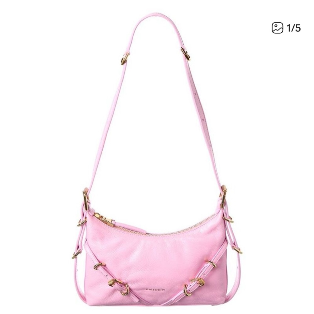 Givenchy Pink Voyou mini Leather Shoulder Bag